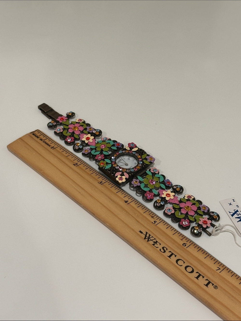 Mimenx MX Design Floral Crystal Accent Bracelet Watch - Multicolor - Picture 2 of 6